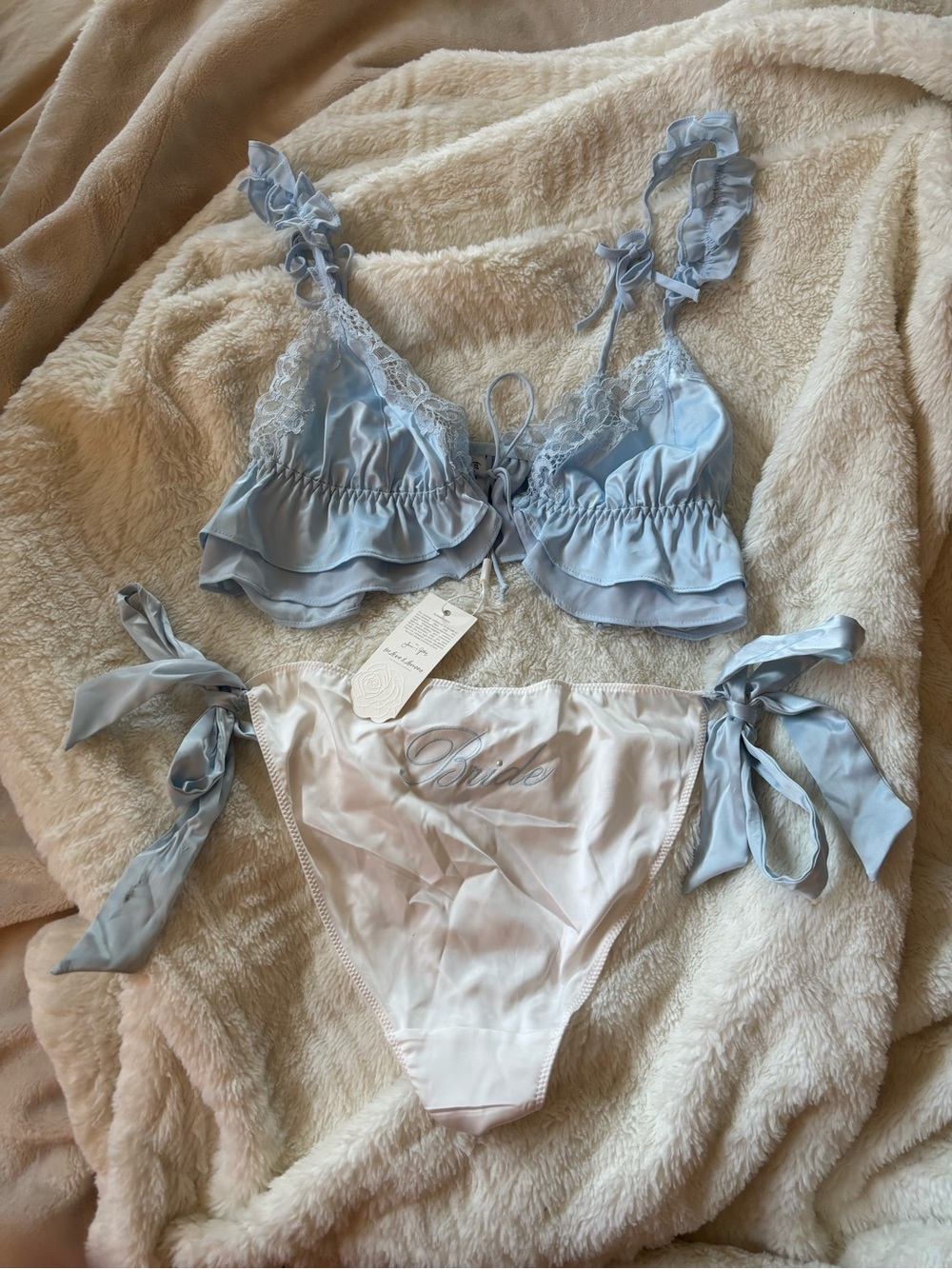 NWT Bridal lingerie set